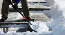 snow shoveler needed - today - FRIDAY