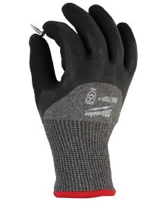 Milwaukee Cut Level 5 Winter Dipped Work Gloves