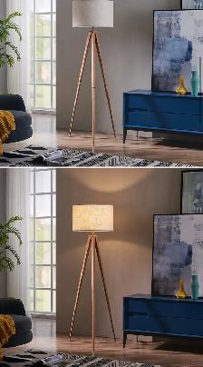 Modern Tripod Floor Lamp - Photo 3
