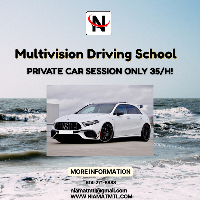 COURS DE CONDUITE PRIVEE POUR VOITURE (CAR)