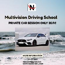 COURS DE CONDUITE PRIVEE POUR VOITURE (CAR)