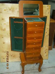 Jewelry armoire/cabinet