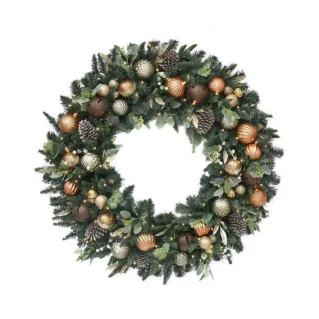 48' Led Decorated Wreath