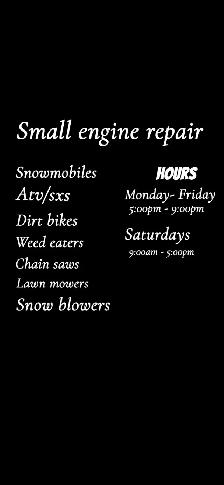 Small engine repair