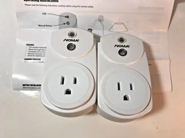 Woods Noma RF1112R Remote Sensor Replacement Outlet