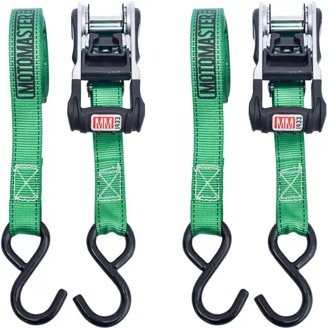 MotoMaster 1,500-lb Ratchet Tie Down Straps with Padded Handle 2 - Photo 3