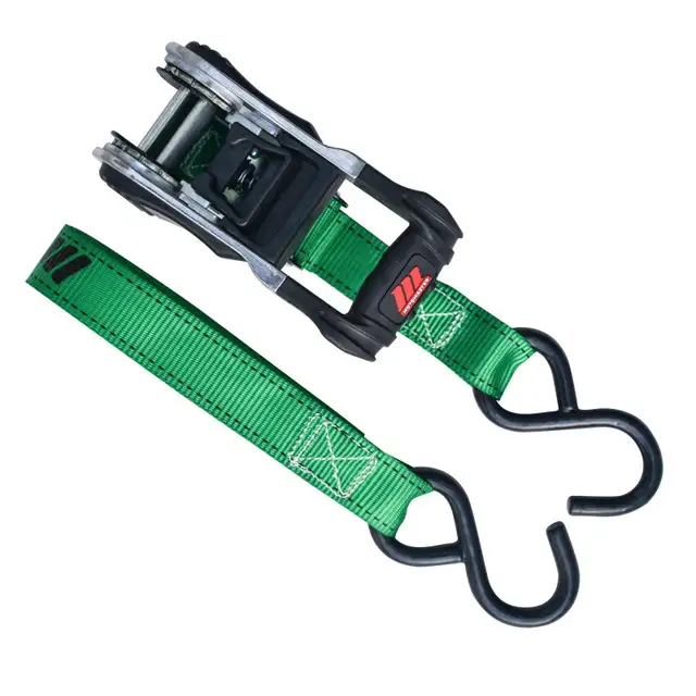 MotoMaster 1,500-lb Ratchet Tie Down Straps with Padded Handle 2 - Photo 4