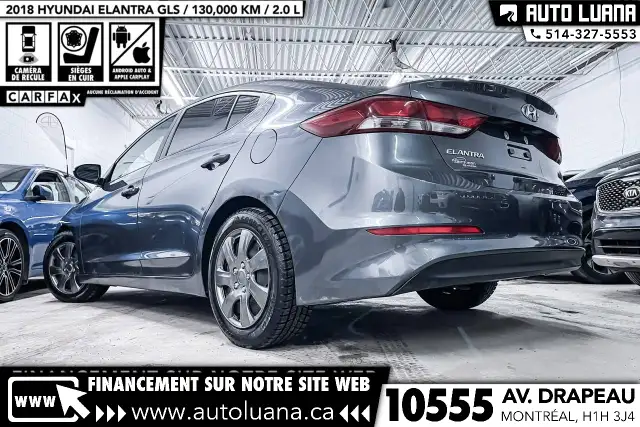 2018 HYUNDAI Elantra GLS CARPLAY/CAM/CUIR/TOIT/CAP. ANGLE MORT - Photo 14
