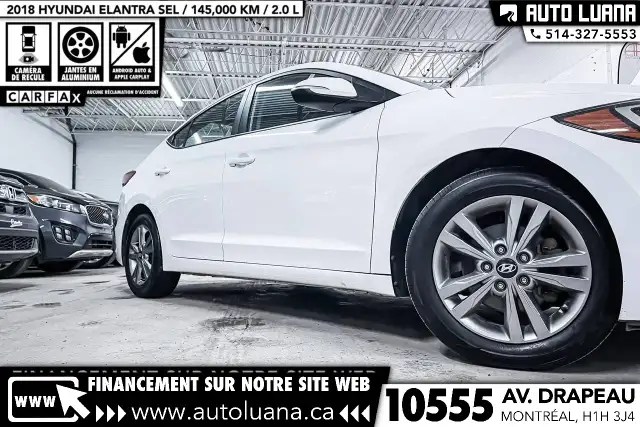2018 HYUNDAI Elantra SEL CARPLAY/MAGS/CAMERA/VOLANT CHAUFFANT - Photo 2