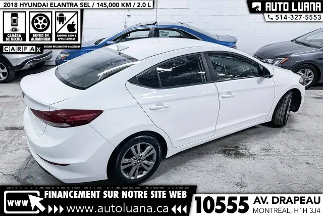 2018 HYUNDAI Elantra SEL CARPLAY/MAGS/CAMERA/VOLANT CHAUFFANT - Photo 9