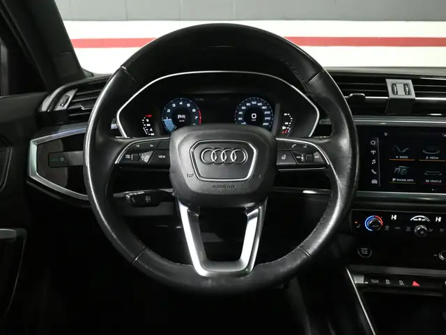 2022 Audi Q3 Brown Leather Panoramic Roof Heated Seats Push Butt - Photo 12