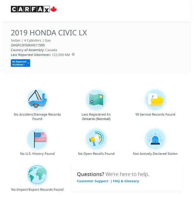 2019 Honda Civic LX New Brakes Adaptive Cruise CLEAN CARFAX - Photo 4