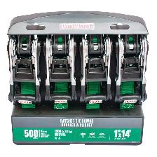 MotoMaster 1,500-lb Ratchet Tie Down 4-pk with Padded D-Handle 1 - Photo 2