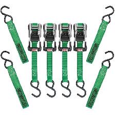 MotoMaster 1,500-lb Ratchet Tie Down 4-pk with Padded D-Handle 1 - Photo 3