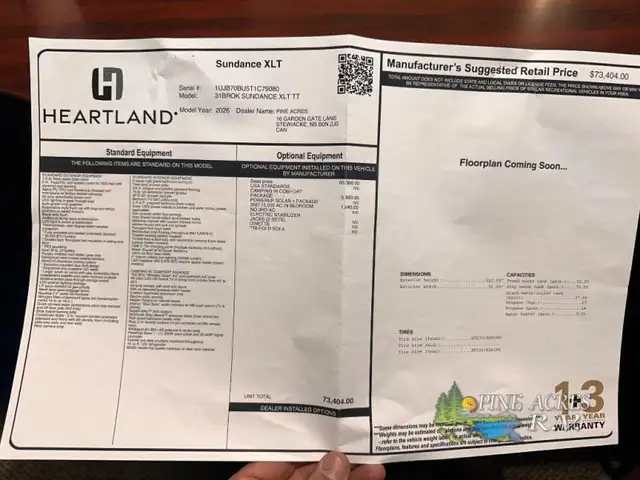 2026 Heartland Sundance Ultra-Lite 31BROK 3 Slides & Bunk Room - Photo 66