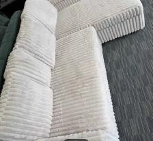 Beige colour  Sectional Sofa with Pull-out Bed