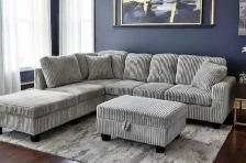 6 seater corduroy sectional sofa for sale with home delivery