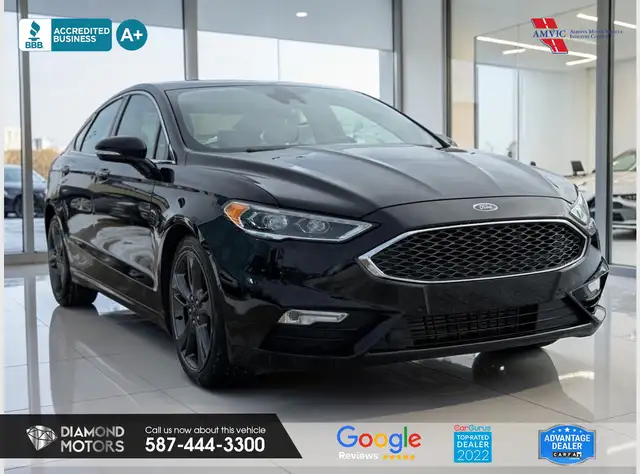 2017 Ford Fusion Sport AWD - Low Kilometers - Leather - Rebuilt - Photo 4