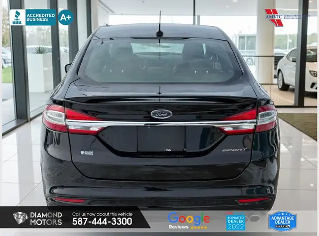 2017 Ford Fusion Sport AWD - Low Kilometers - Leather - Rebuilt - Photo 7