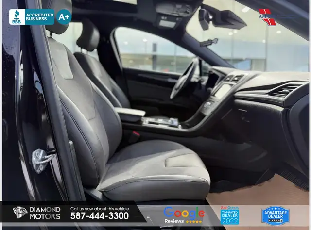 2017 Ford Fusion Sport AWD - Low Kilometers - Leather - Rebuilt - Photo 35