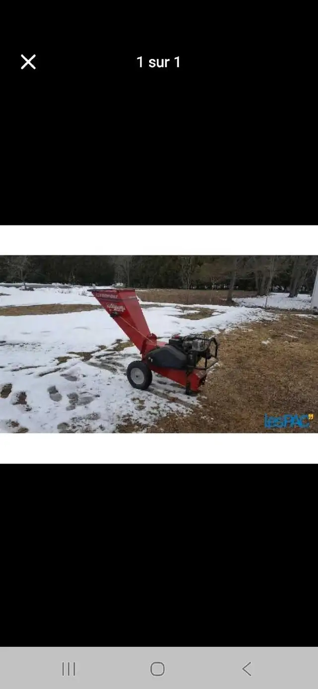 LOCATION DÉCHIQUETEUSE A BOIS CHIPPER A BOIS