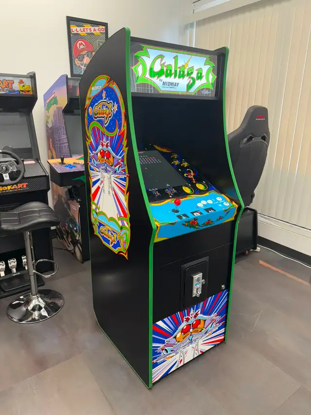 Full Size Pac-Man and Galaga Cabinets