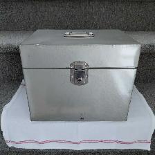 Classeur vintage en métal pour chemises documents format lettre