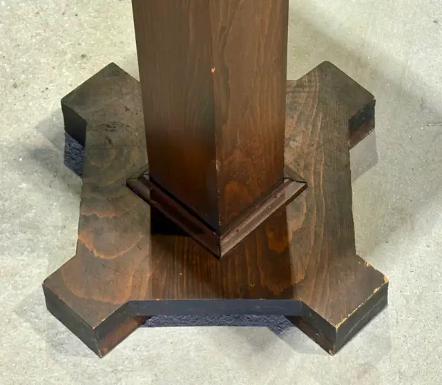 Vintage Wood Plant Column (Arts & Crafts Mission Style) - Photo 4