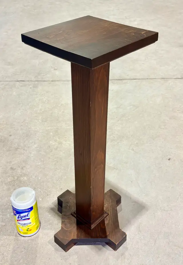 Vintage Wood Plant Column (Arts & Crafts Mission Style) - Photo 5