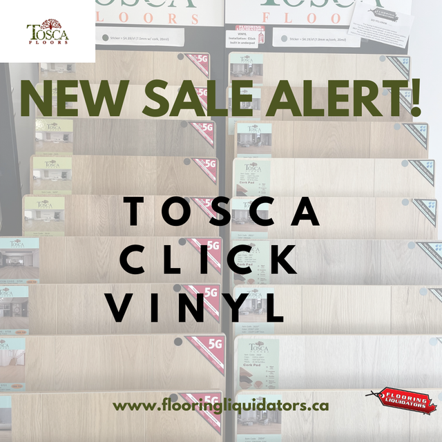 New Tosca Vinyl Clearance Sale Alert