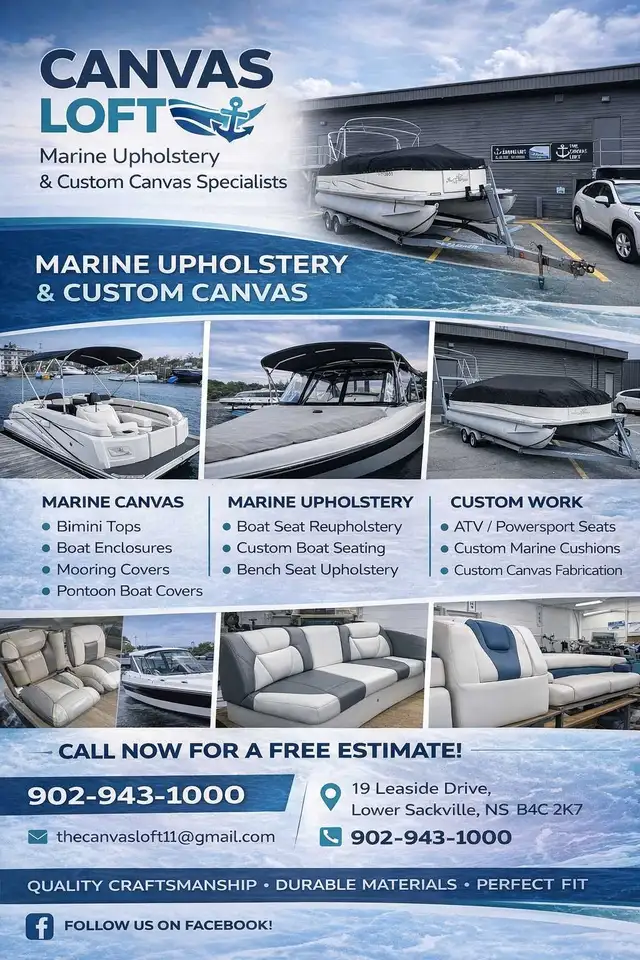 Marine Upholstery & Custom Canvas