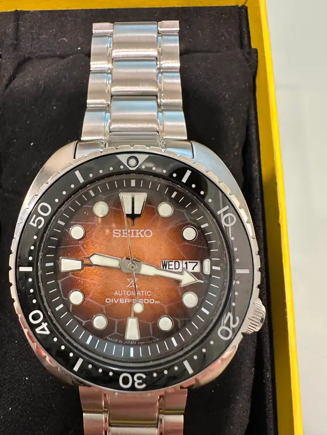 Special Edition Seiko Turtle Automatic Watch Japan Made - Photo 8