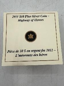 2011 $10 .999 Silver Hallway of Heroes Coin with Papers & Case - Photo 5