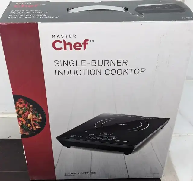 MASTER Chef Portable Induction Cooktop 1800W - Black
