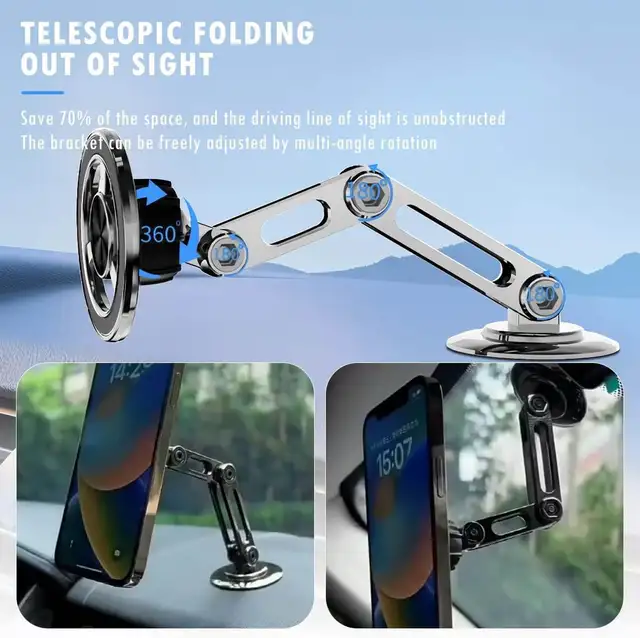 (New)Universal 360° Pro Magnetic Car Phone Holder (2025) – Su