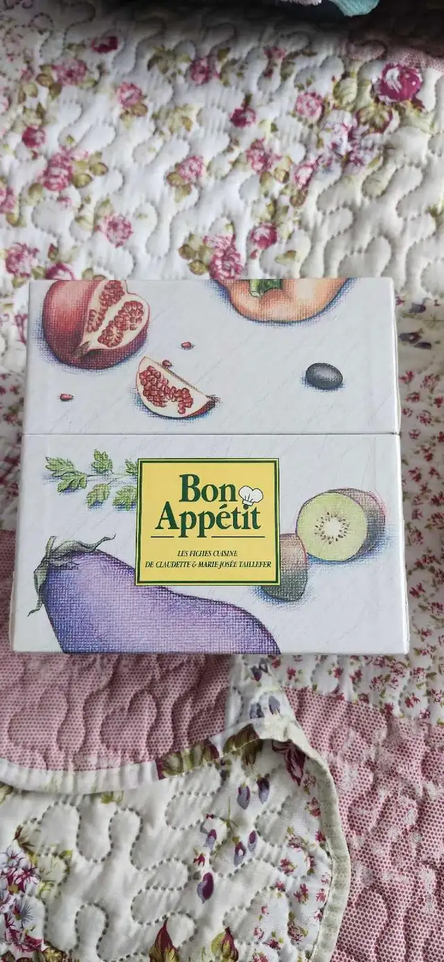 3 Coffrets Bon appétit 30$ pour le tout