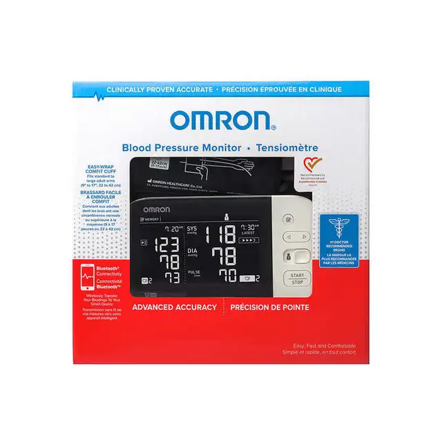 Omron Blood Pressure Monitor With Bluetooth Bp-7455can