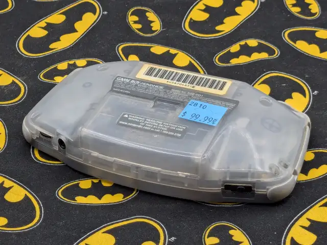 Nintendo GameBoy Advance AGB-001 Broken Battery Cover (#2810) - Photo 2