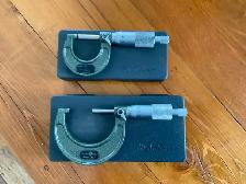 METRIC MITUTOYO MICROMETERS