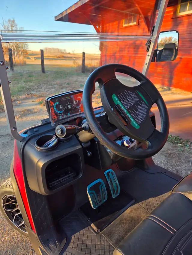 2026 Tara Spirit golf cart in Candy Apple Red - Photo 9