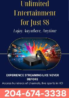 Unlimited Entertainment for Just $8!