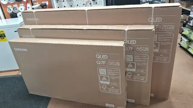 Samsung 55' Q7F Series 4K UHD HDR QLED Tizen Smart TV - 2025