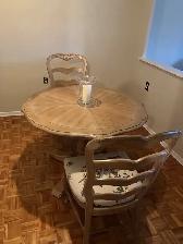 Fine Dining Table 6 Chairs, 2 Leaves - Photo 2