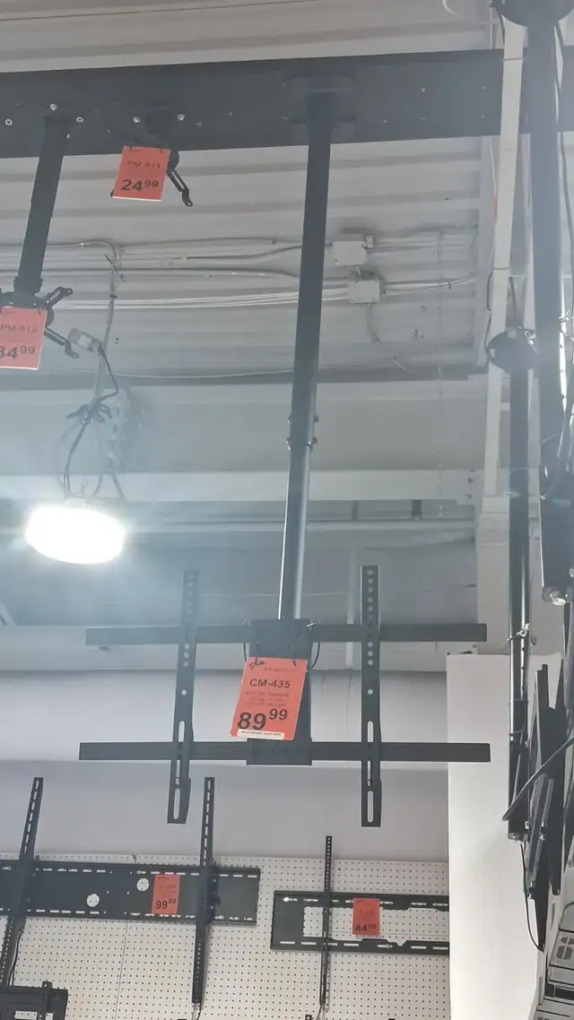 Protech CM-435 43″ – 86″ Tilting Ceiling TV Mount