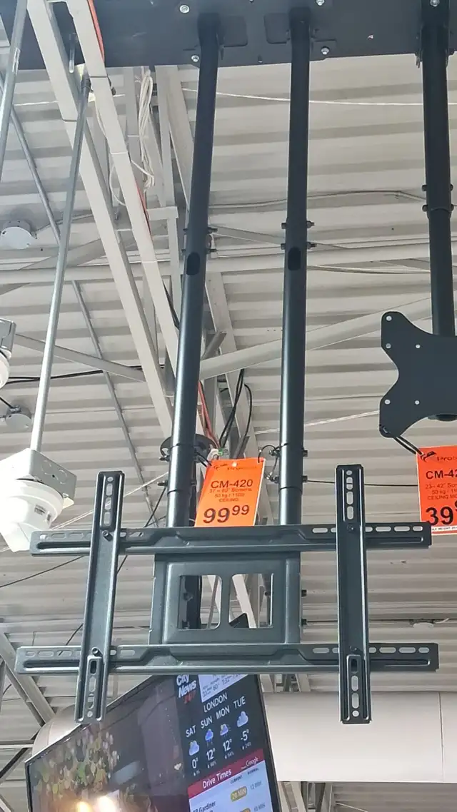 Protech CM-420 37″ – 80″ Tilting Ceiling TV Mount