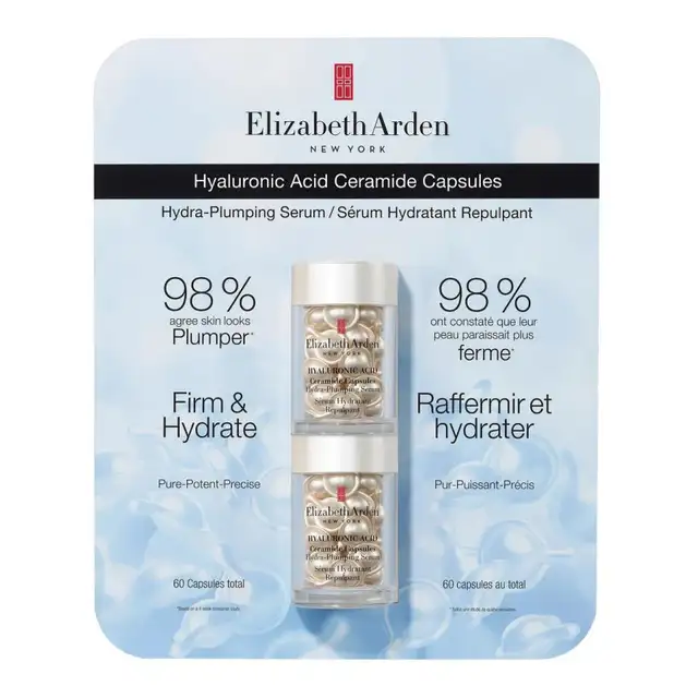 Elizabeth Arden Hyaluronic Acid Ceramide Capsules, 2 x 30 Capsul