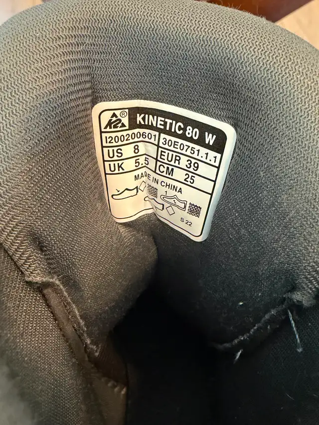 K2 Kinetic 80 Inline Skates Size 8 - Photo 3