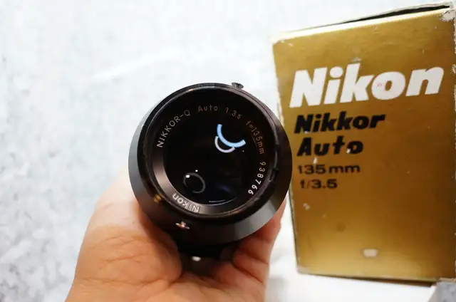 Nikon Nikkor 135mm F3.5 Full-Frame Lens - Good Condition