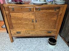 Antique 102 year old Oak buffet