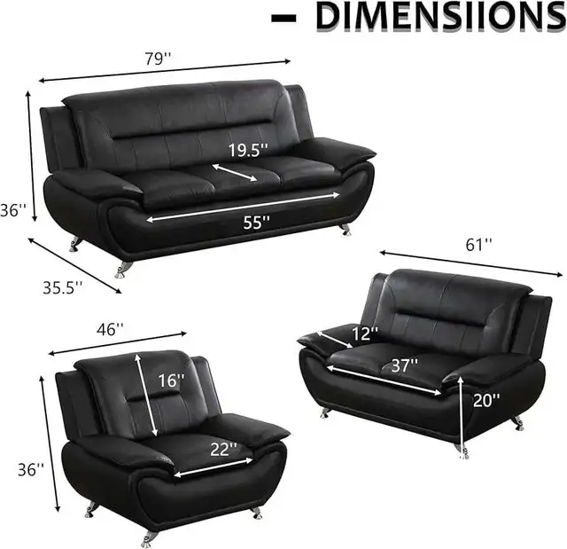 sofa Brand new office couch 3 piece/ cash on delivery